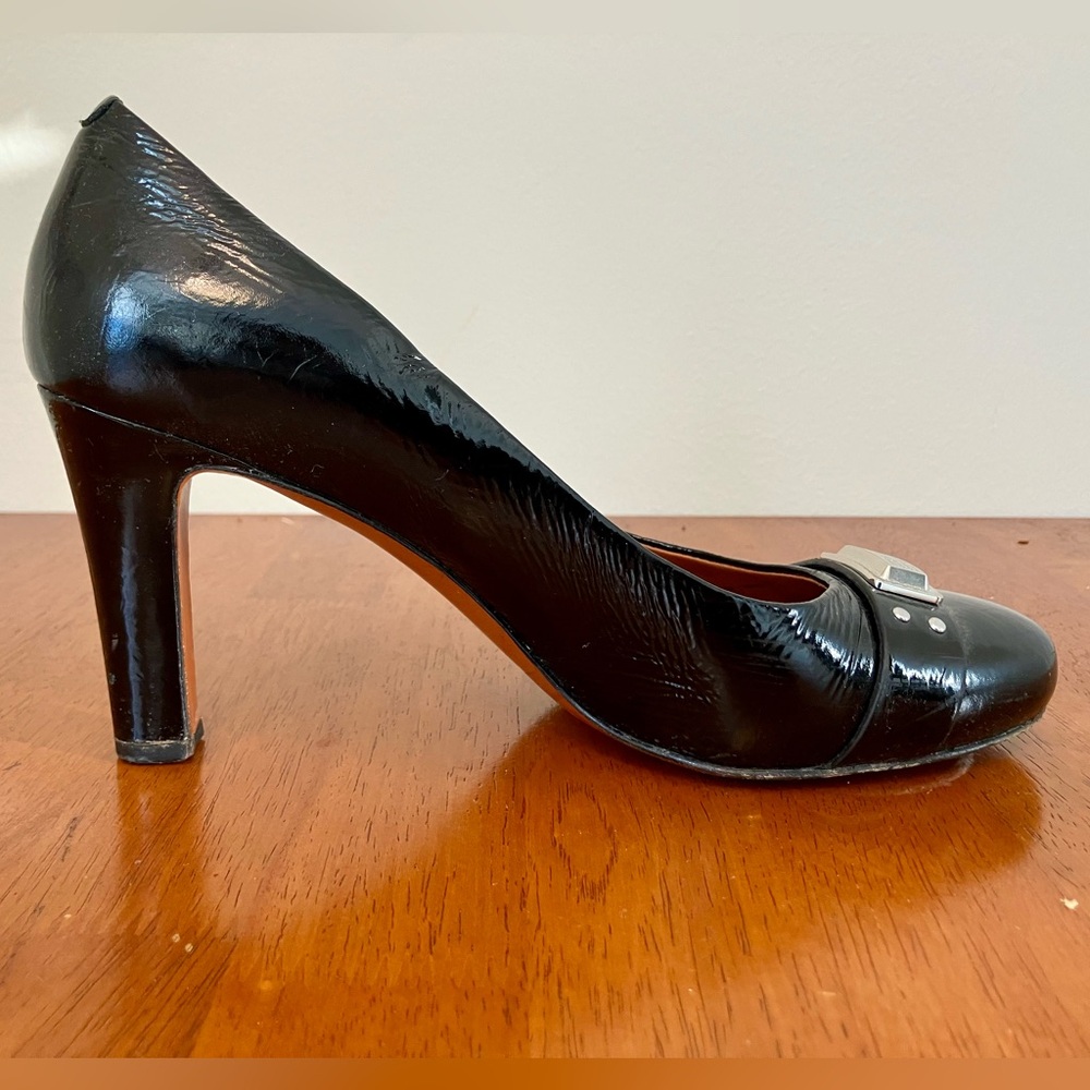 Marc By Marc Jacobs Black Patent Heels